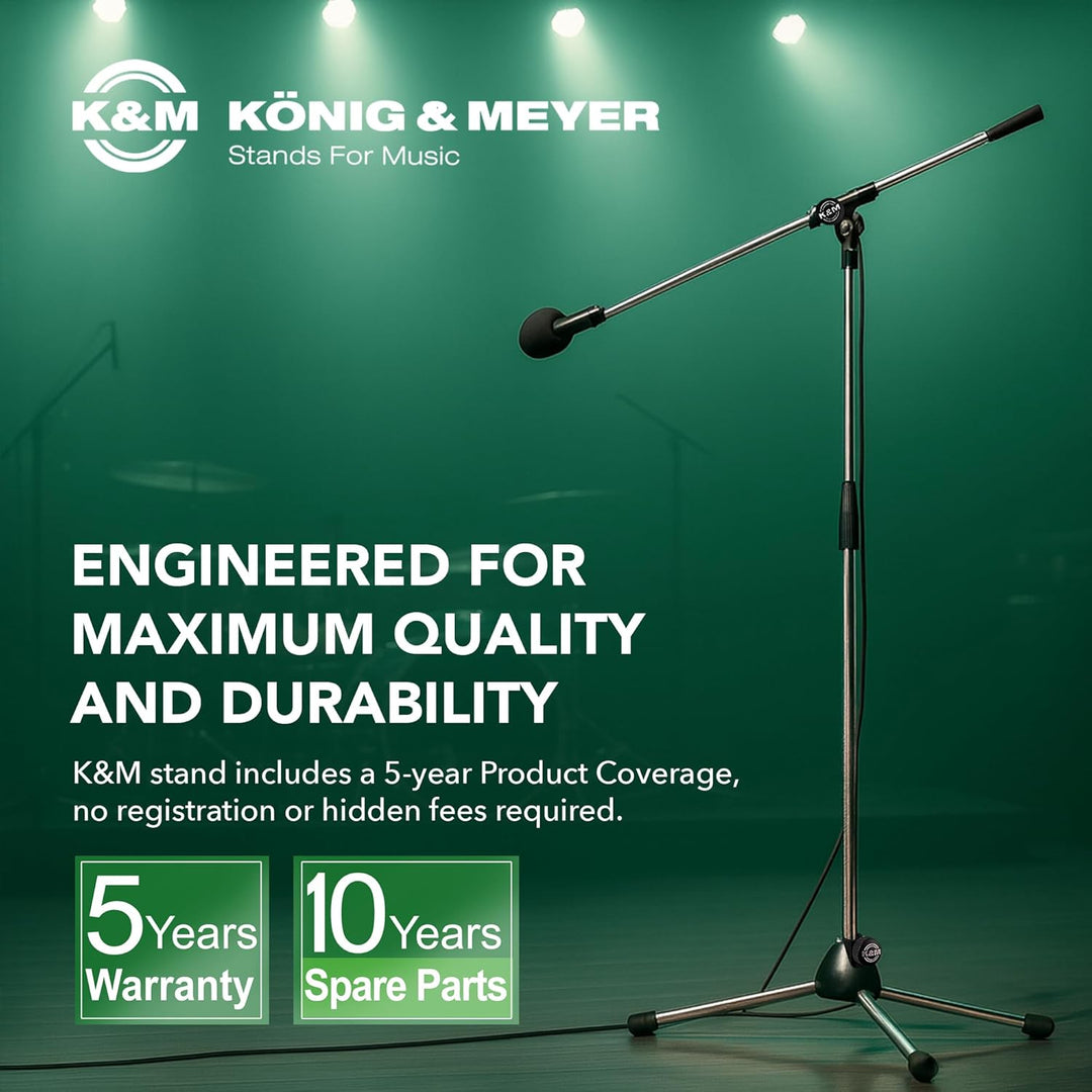 Konig & Meyer Mikrochrom-Auslegerständer pro- 210-2C Chrom 21020, Chrom 21020