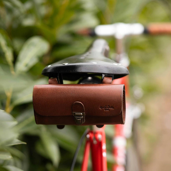 Gusti Satteltasche Leder - Fabrice P. Lenkertasche Fahrradtasche Werkzeugtasche Aufbewahrungstasche