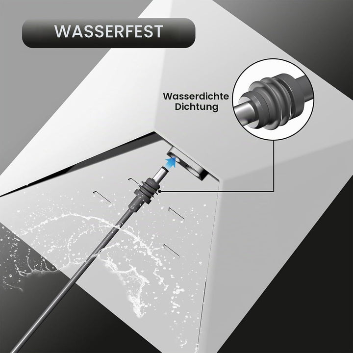 Elprico Starlink Mini Kabel, 18 AWG Draht, Starlink Mini Gleichstromkabel, IP68, wasserdichtes Gummi