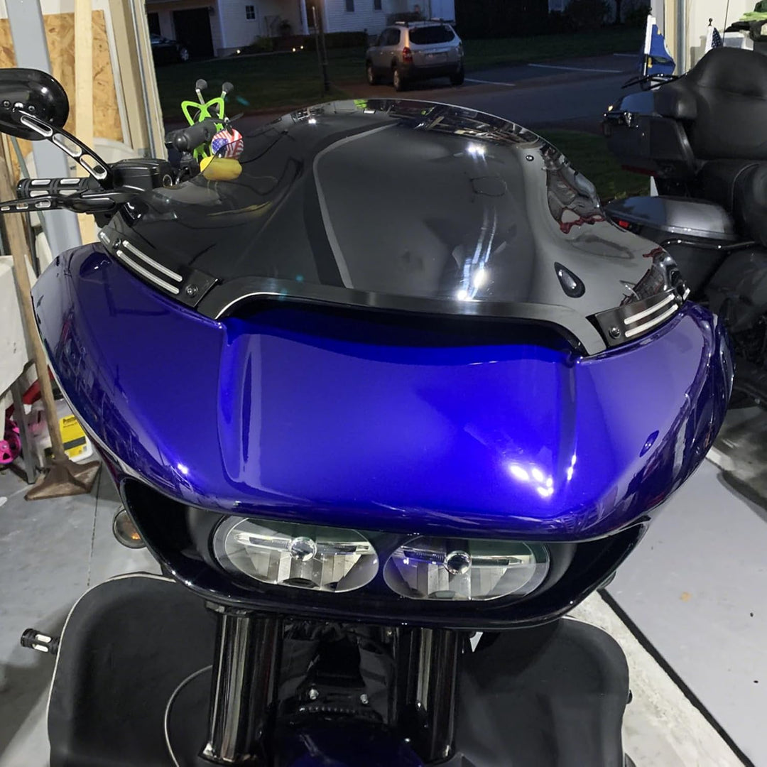 HDBUBALUS Motorrad-Windschutzscheiben-Verkleidungs-Set für Harley Touring Road Glide CVO FLTRU FLTRX