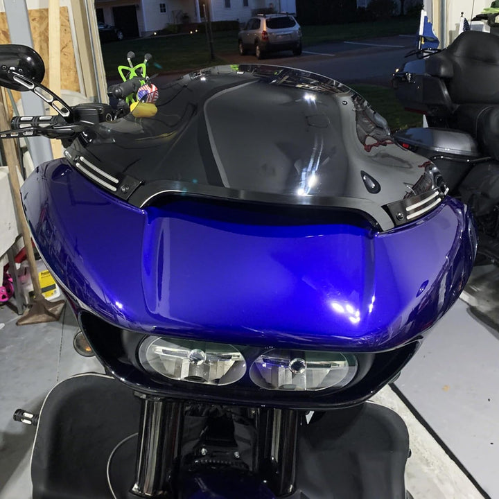 HDBUBALUS Motorrad-Windschutzscheiben-Verkleidungs-Set für Harley Touring Road Glide CVO FLTRU FLTRX