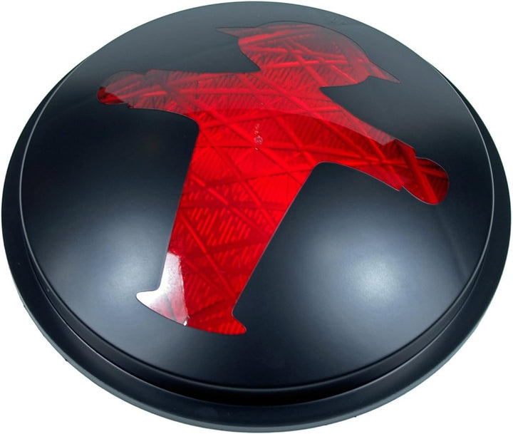 AMPELMANN Ersatzglas aus Kunstoff - Ampelglas Steher rot