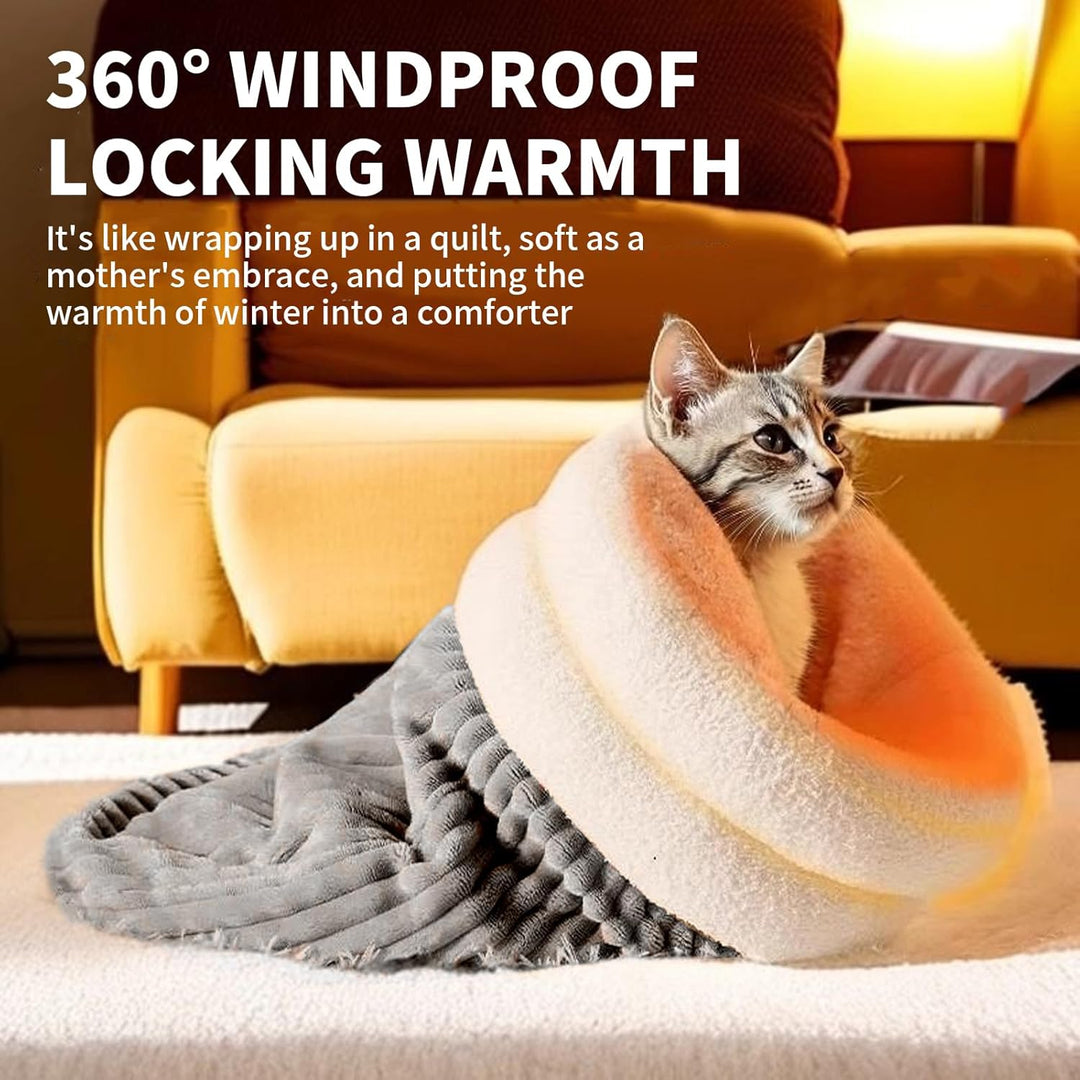 Katzenschlafsack,Katzen Schlafsack,Cat Winter Sleeping Bag,Schlafsack für Katzen,Pet Sleeping Bag fo