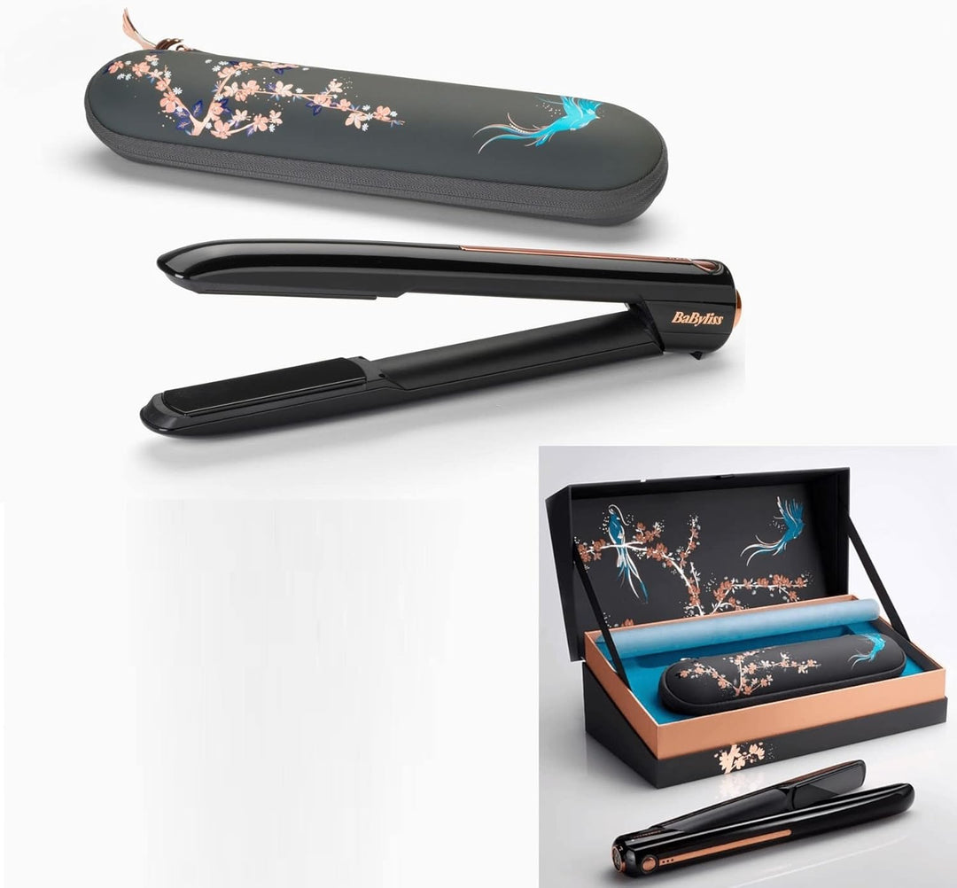 Babyliss 9000U Glätteisen kabellos, Haarglätter mit Akku -UVP199€- Keramikplatten für glattere Haare