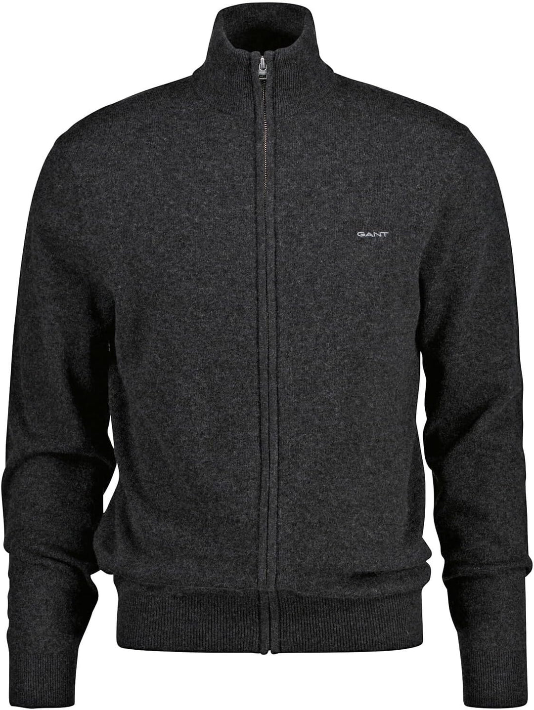 GANT Superfeiner Lambswool Cardigan Dunkelgrau XL
