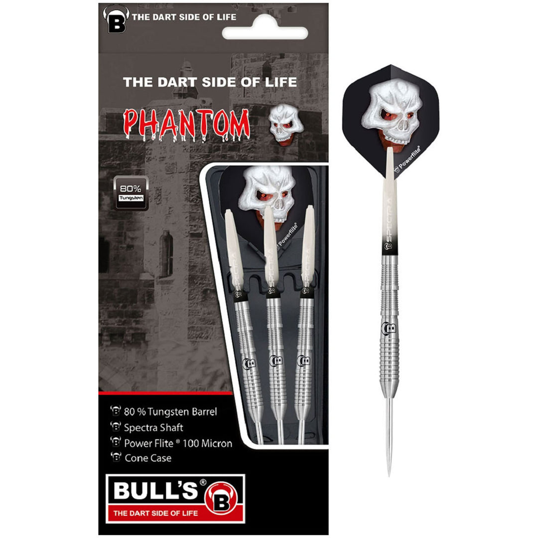 Phantom Steel Dart, aus hervorragendem 80 % Tungsten (Wolfram). 5 Barrelvarianten mit unterschiedlic
