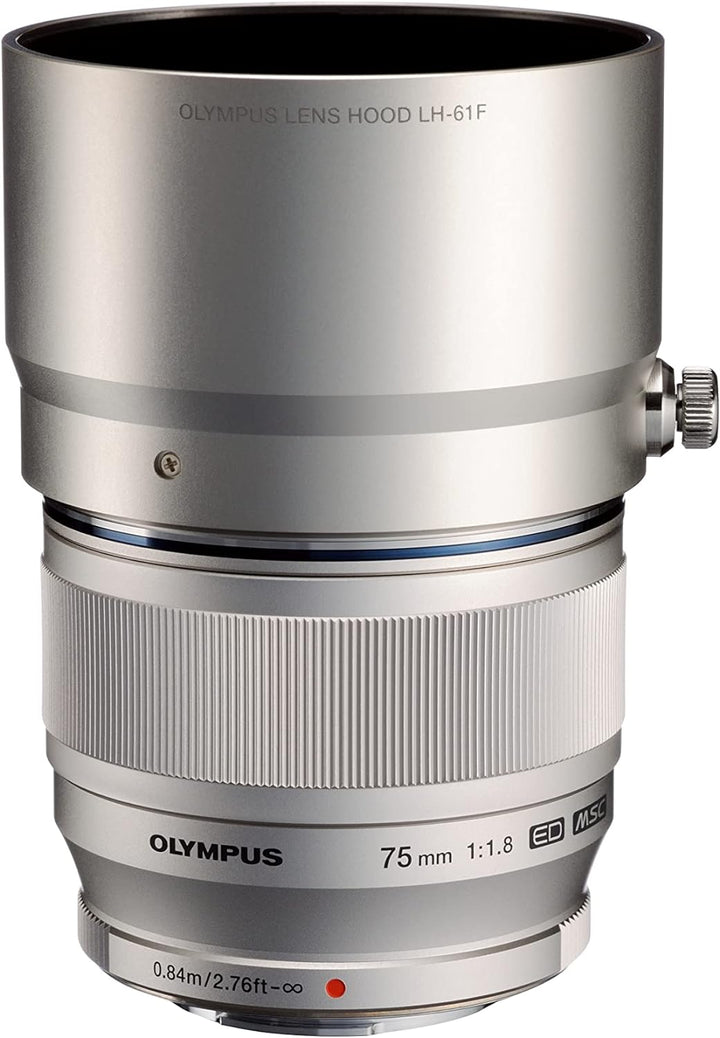 Olympus M.Zuiko Digital ED 75mm F1.8 Objektiv, lichtstarke Festbrennweite, geeignet für alle MFT-Kam