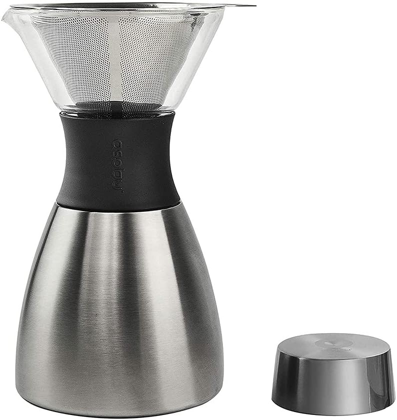 Asobu - Pour Over Filterkaffeebereiter Silber