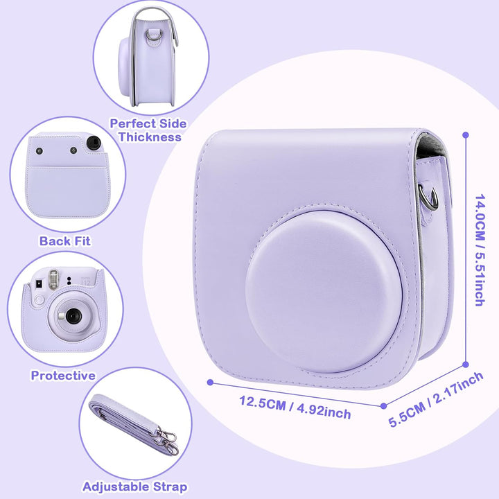 Eurhomewit Sofortbildkameras Zubehör Set für Fujifilm Instax Mini 12, Enthält Tasche für Instax Mini