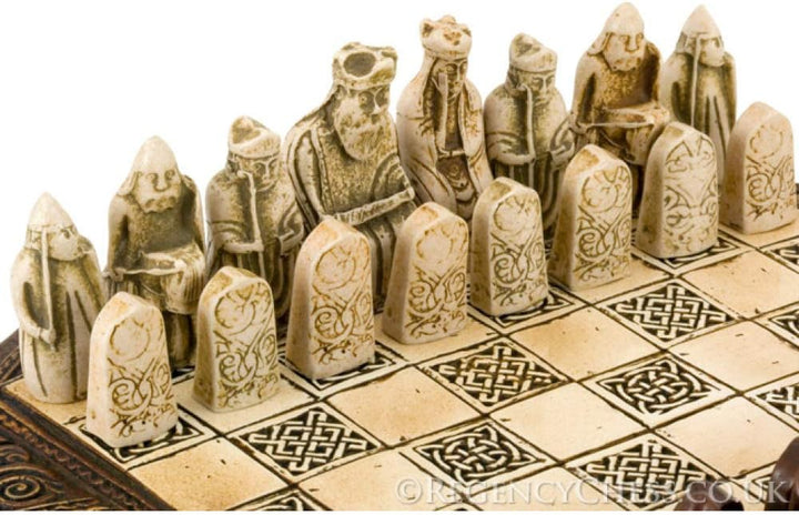 Isle Von Lewis Kompakt Keltisch Schach Set 22.9cm