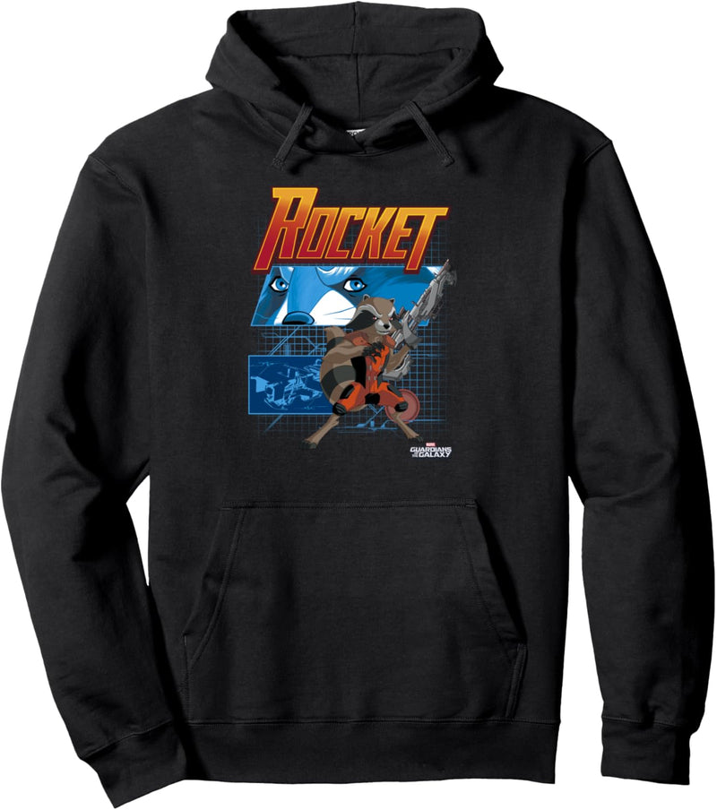 Marvel Rocket Guardians of the Galaxy Schematic Pullover Hoodie