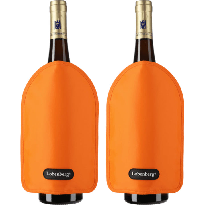 Kühlmanschette für Wein, Sekt und Champagner (bis 2h Kühldauer) (2er-Set) - Flaschenkühler - Weinküh
