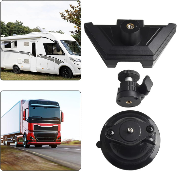Halterung Saugnapf für Starlink Mini Smooth RV Boot 360° drehbar Sonnendach Saugnapf Halterung Alumi