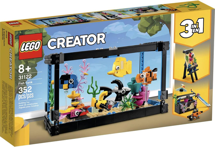 LEGO 31122 Creator 3 in 1 Aquarium Staffelei & Schatztruhe | 3 Modelle in 1 Set