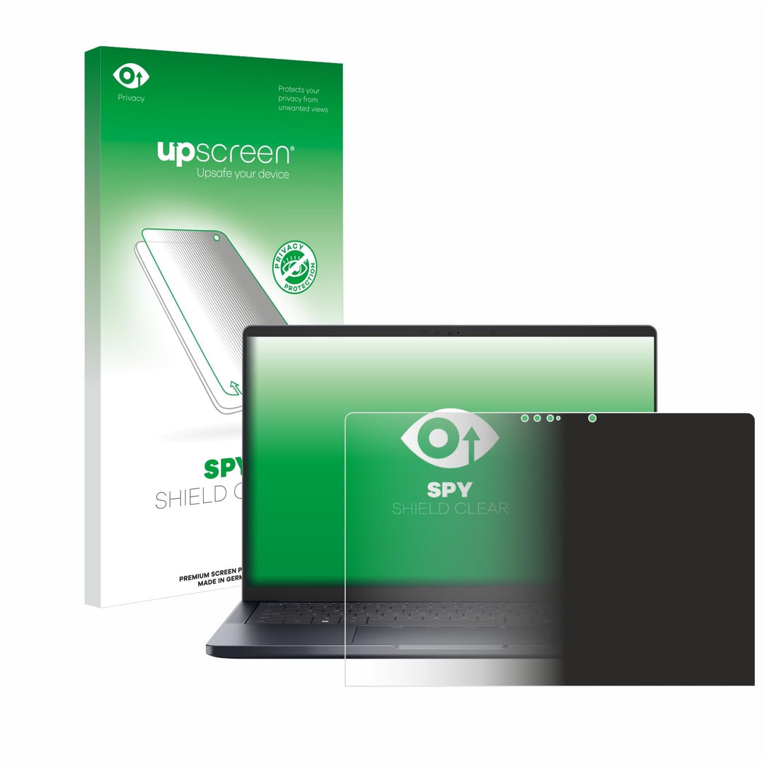 upscreen Anti-Spy Blickschutzfolie für Dell Pro 14 Premium PA14250 Touch Made in Germany, Privacy Di
