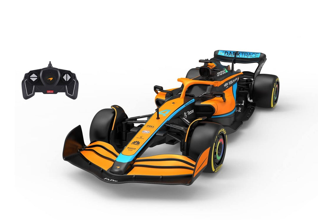 McLaren F1 MCL36 RC Auto (1:18 Skala) - Fernbedienungsauto für Formel 1 der Saison 2022 Fahrer - Lan