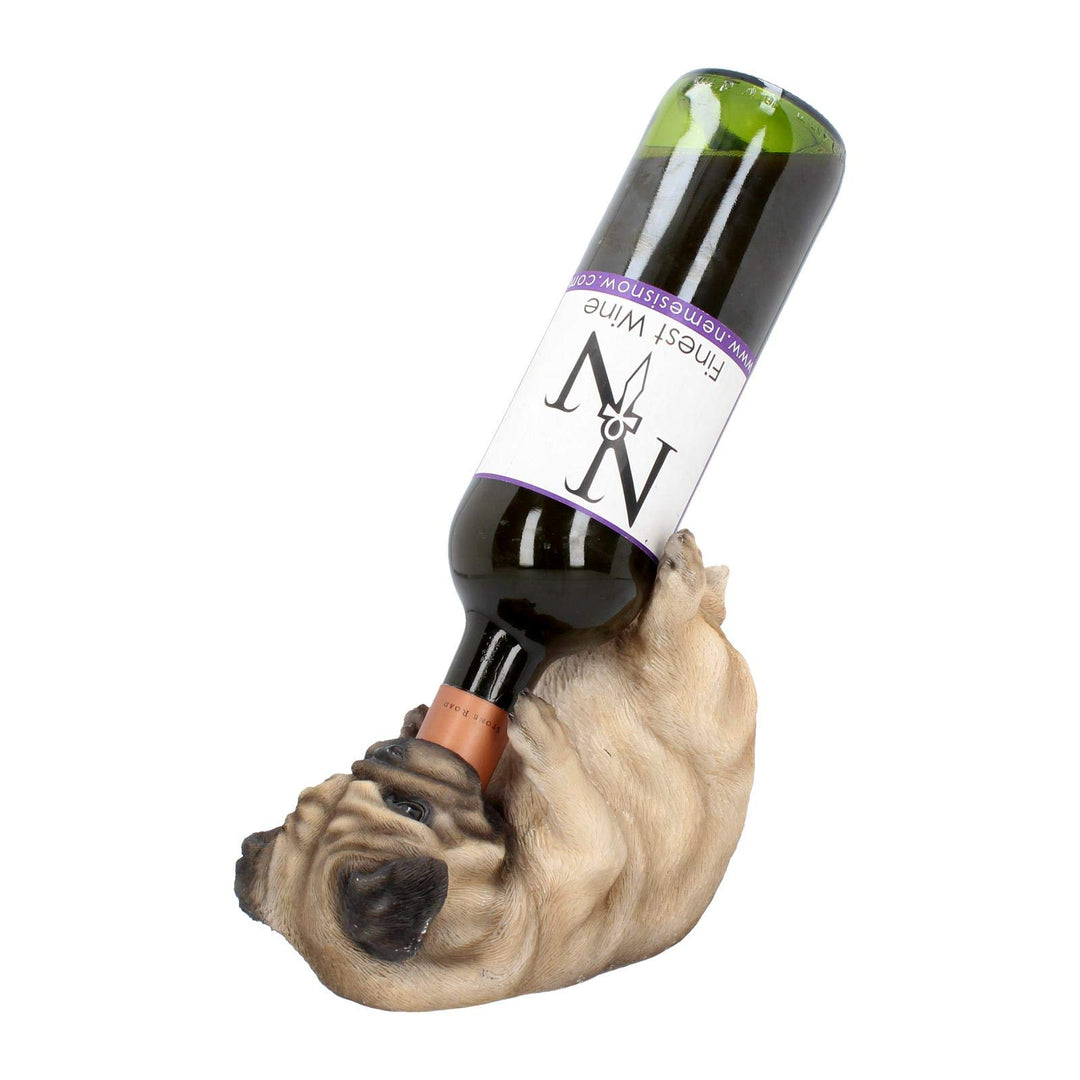 Nemesis Now Guzzlers Mops-Weinflaschenhalter, 21 cm, Rehkitz