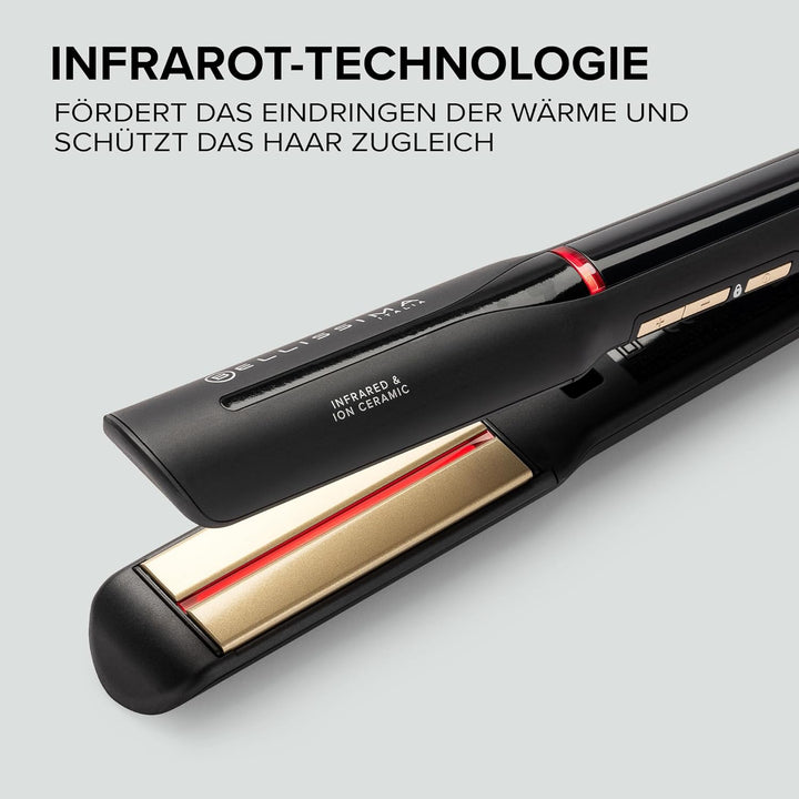 Bellissima Imetec Creativity Infrared, Glätteisen, haarglätter, Infrarot-Technologie, 4 Heizelemente