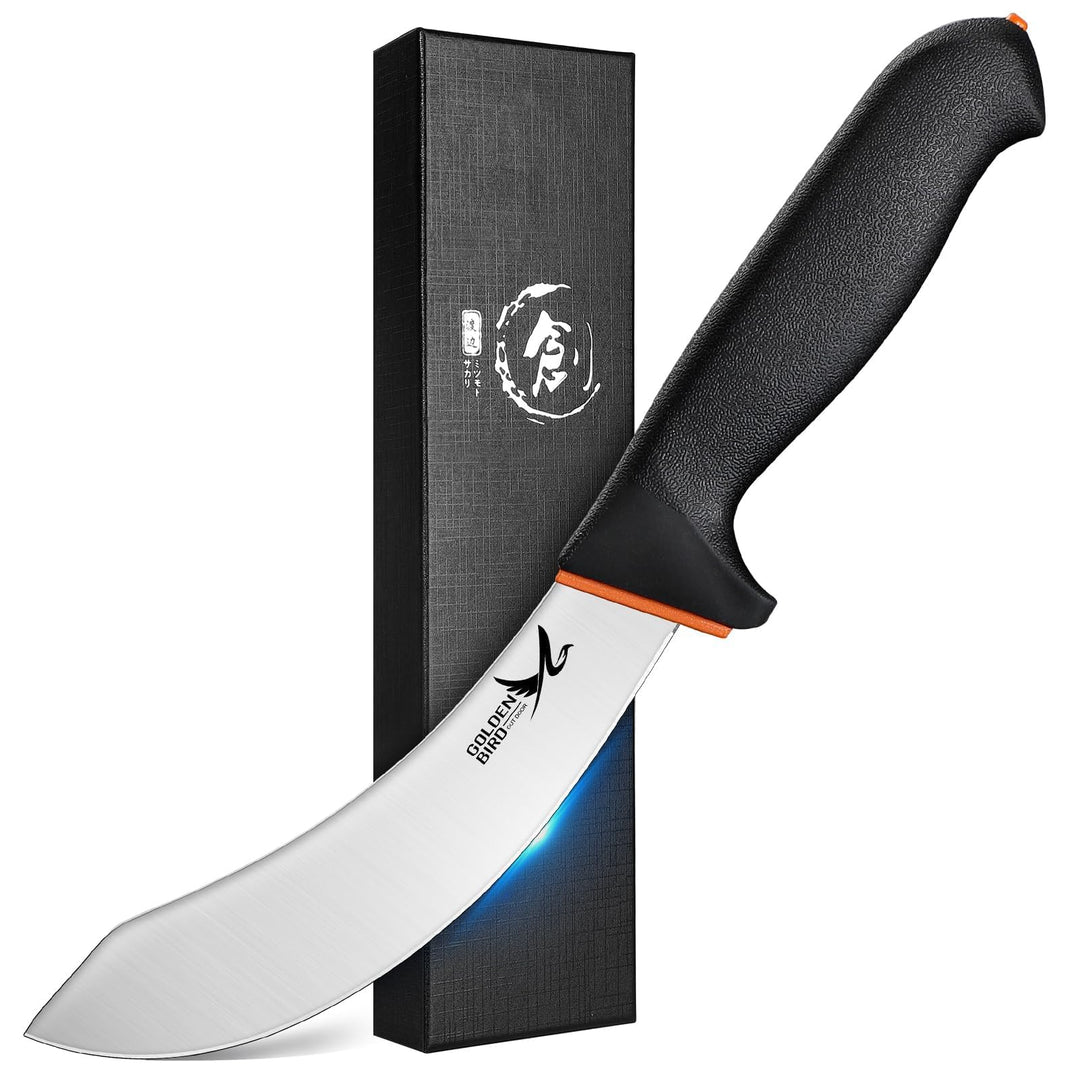 Golden Bird Ausbeinmesser profi, 15cm Fleischmesser Flexibel Schlachtermesser, Metzgermesser, Grillm