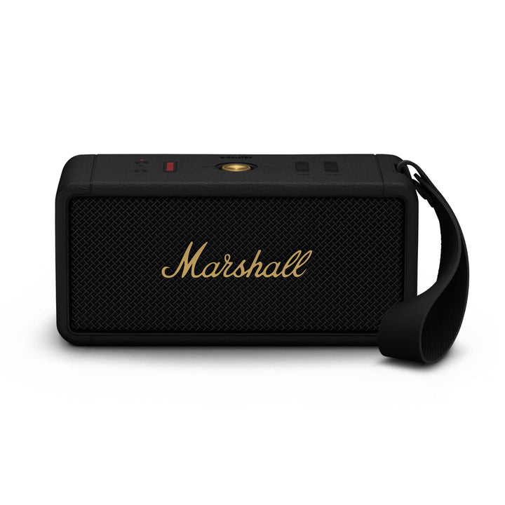 Marshall Middleton kabelloser tragbarer Bluetooth-Lautsprecher, über 20 Stunden tragbare Spielzeit,