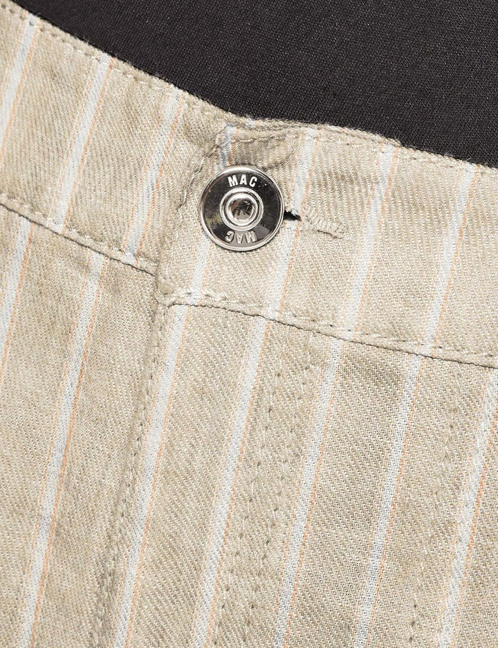 MCA Damen Nora Cropped Bootcut Jeans, per Pack Beige (Sand Stripe 227S), W42 (Herstellergrösse: 42/O