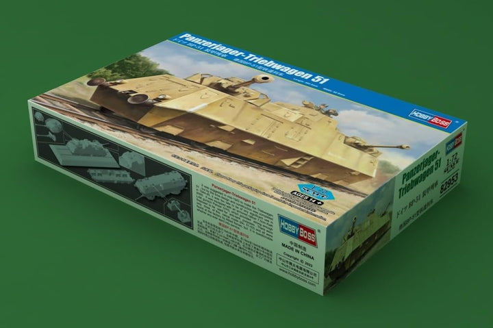 HobbyBoss 82953 1/72 Panzerjäger-Triebwagen 51 Modellbausatz, Mehrfarbig
