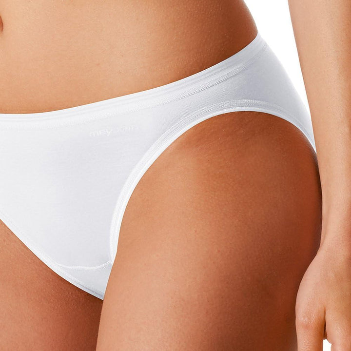Mey 2er Pack Damen Minislips Lights Basic - 89210 - Weiss - Grösse 36 Bodysize - Damenslips ohne Sei