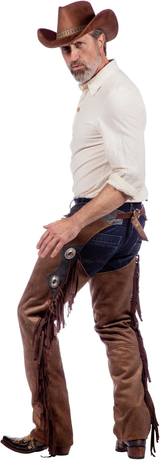 WILBERS & WILBERS 330451 - Western Hemd Clay für Herren, langarm, Cowboy, Karneval, 50