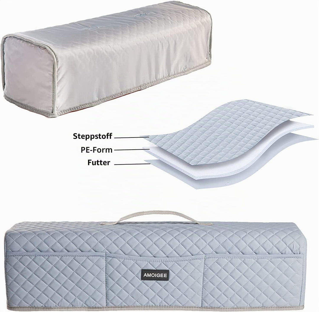 AMOIGEE Gepolsterter Staubschutz, kompatibel mit Cricut Explore Air 2 (Grau), Grau