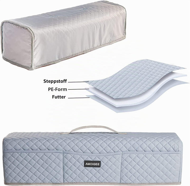 AMOIGEE Gepolsterter Staubschutz, kompatibel mit Cricut Explore Air 2 (Grau), Grau