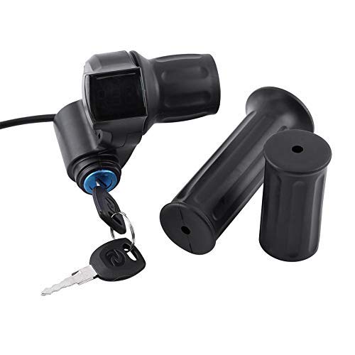 Gasgriff Ebike,Gasgriff Mit Hallsensor,Elektrofahrrad Gasgriff,Elektrisch Fahrrad Gasdrehgriff E-Sco