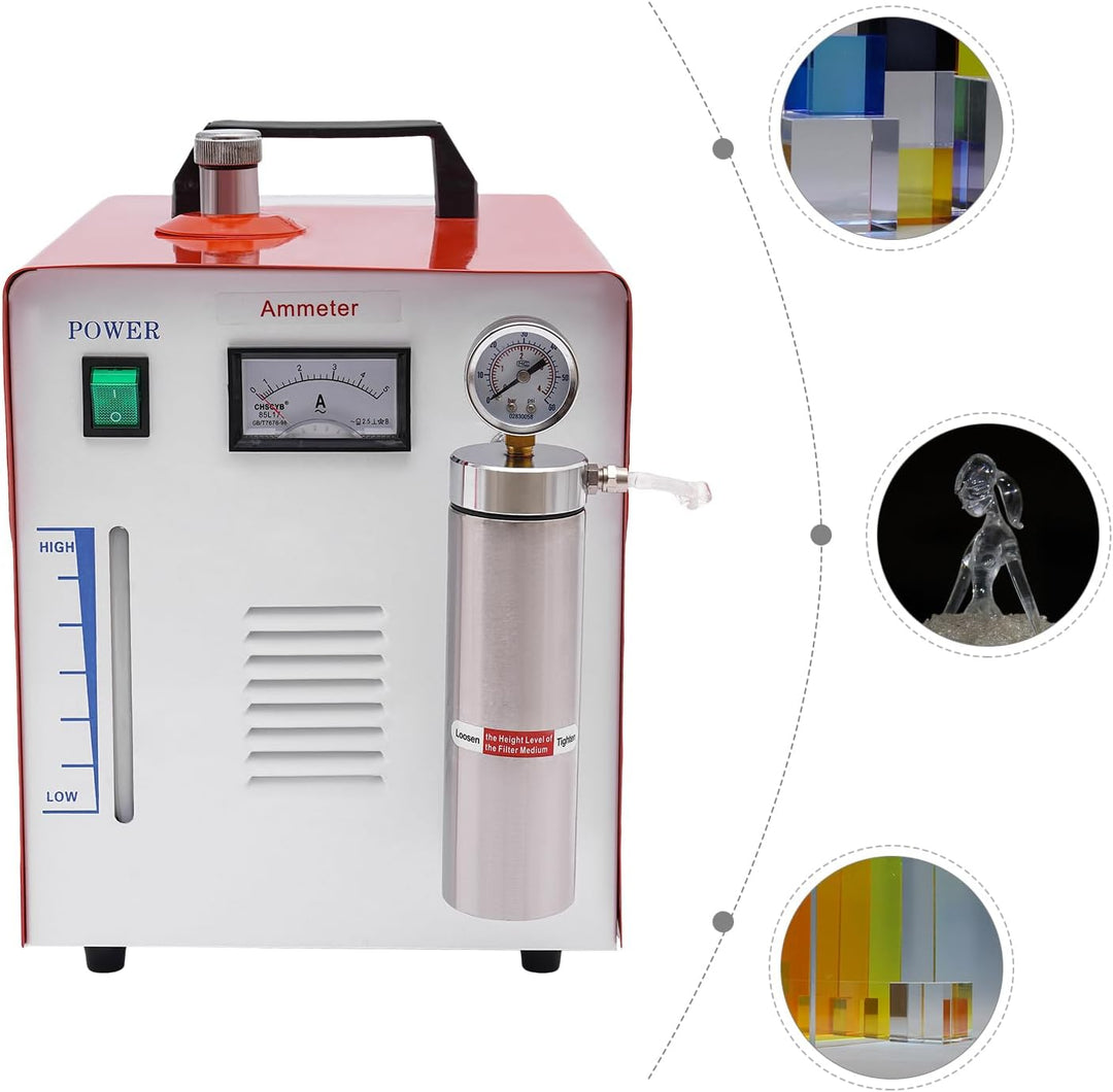 200W Acrylglas Poliermaschine Flammenpoliermaschine 2000 bis 3000 Grad Sauerstoff Wasserstoff Schwei