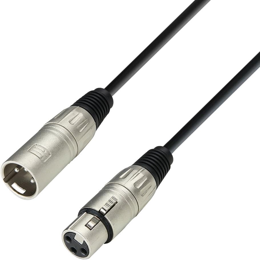 Adam Hall Cables 3 STAR MMF 1000 Mikrofonkabel XLR Female auf XLR Male | 10 m & Cables 3 STAR DMF 06