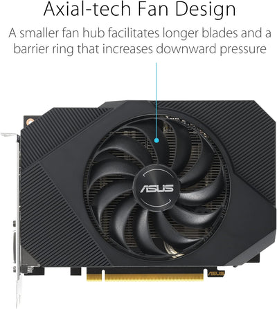 ASUS Phoenix GeForce RTX 3050 8GB Gaming Grafikkarte (NVIDIA GeForce RTX 3050, PCIe 4.0, 1x HDMI 2.1