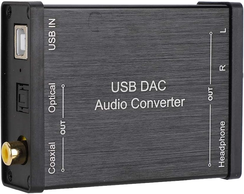 USB-DAC-Audiokonverter, USB-Audio-Soundkarte GV-023 Digital-Analog-DAC-Signal für Windows XP Mac OS-