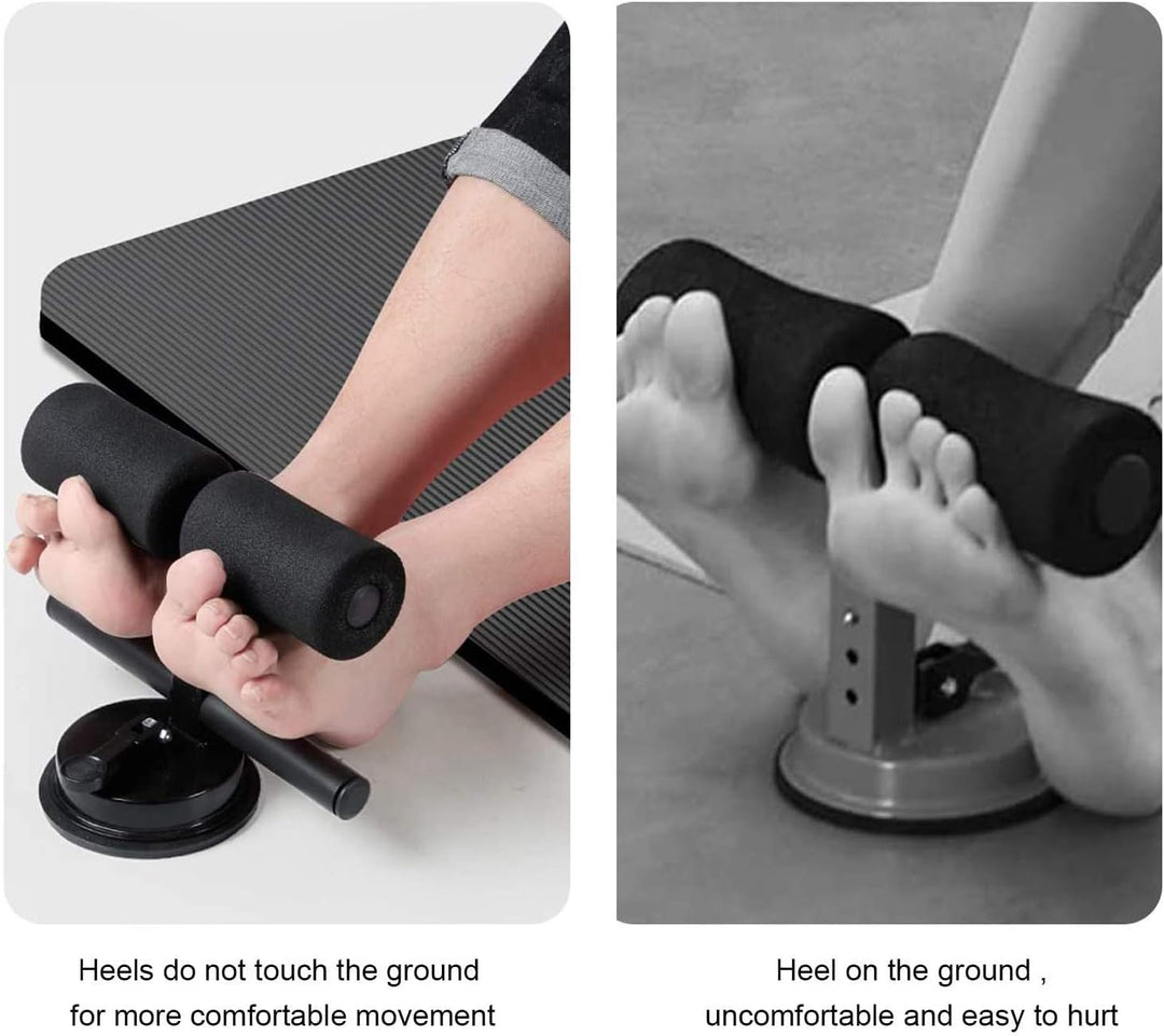 OUQIWEN Tragbare Sit-Up-Bar,Sit-Ups Assistent Gerät,Selbstsaugung Sit up-Bar,Multifunktionale Baucht