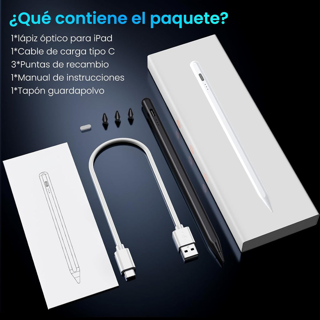 Stift für iPad, (2018-2025) Pencil 2nd Generation für Apple mit Schnellladeleistung Palm Rejection u