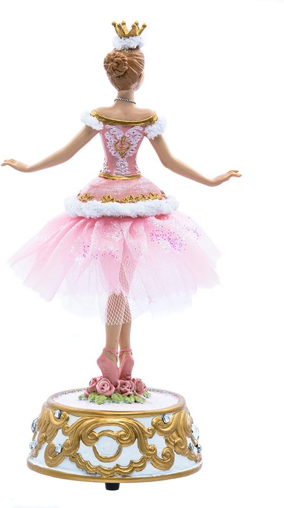 Kurt Adler Ballerina-Figur, 25,4 cm, Pink