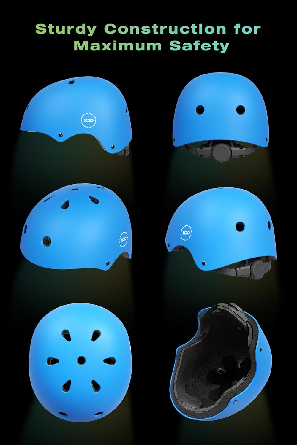 XJD Kinder Jugend Fahrradhelm Klassiker Kinderhelm CE-Zertifizierung für Multisport Fahrrad Klettern