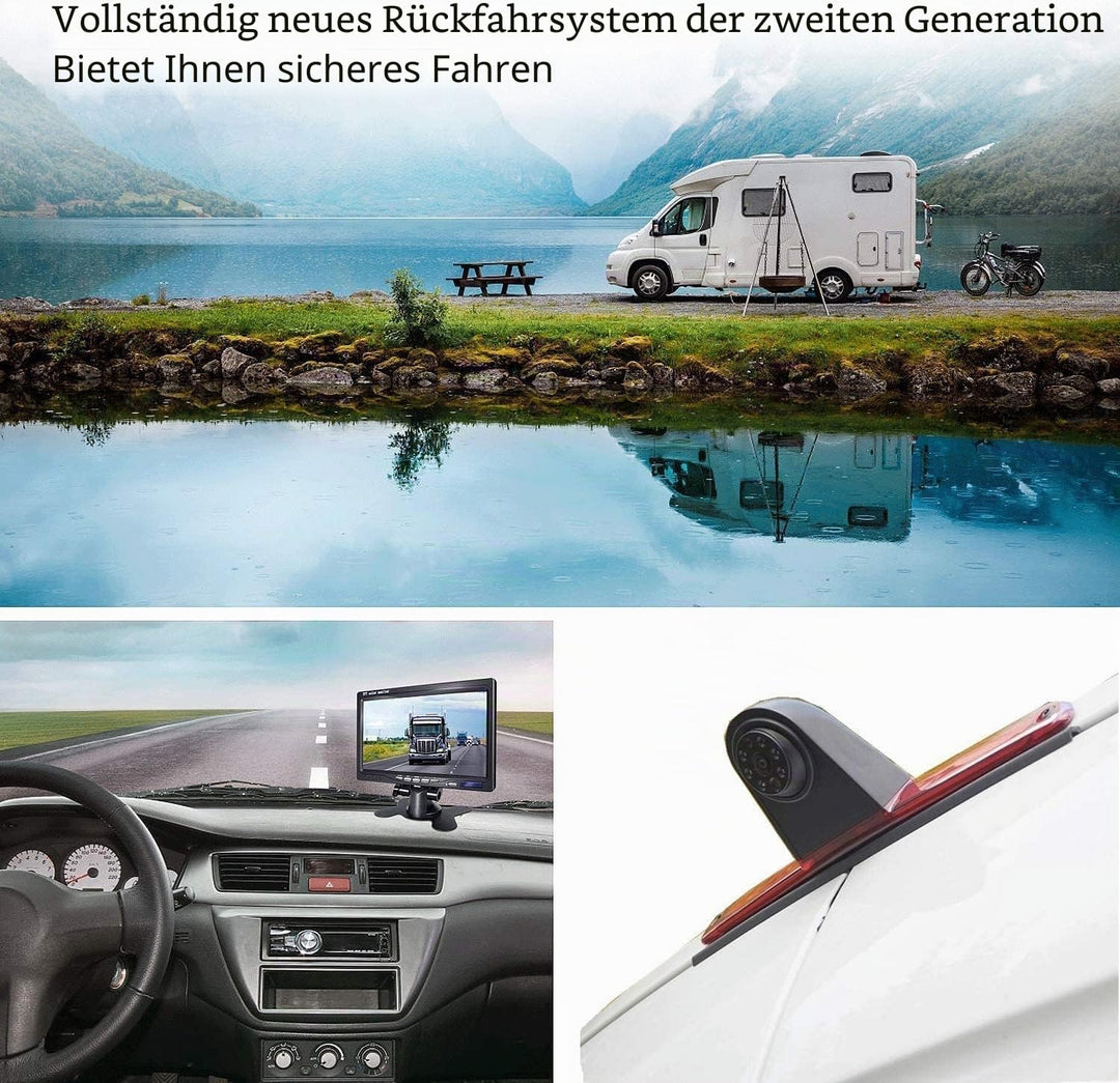 Farb-Rückfahrkamera in 3. Bremsleuchte Dach Kamera in 3. Bremsleuchte für Sprinter W906