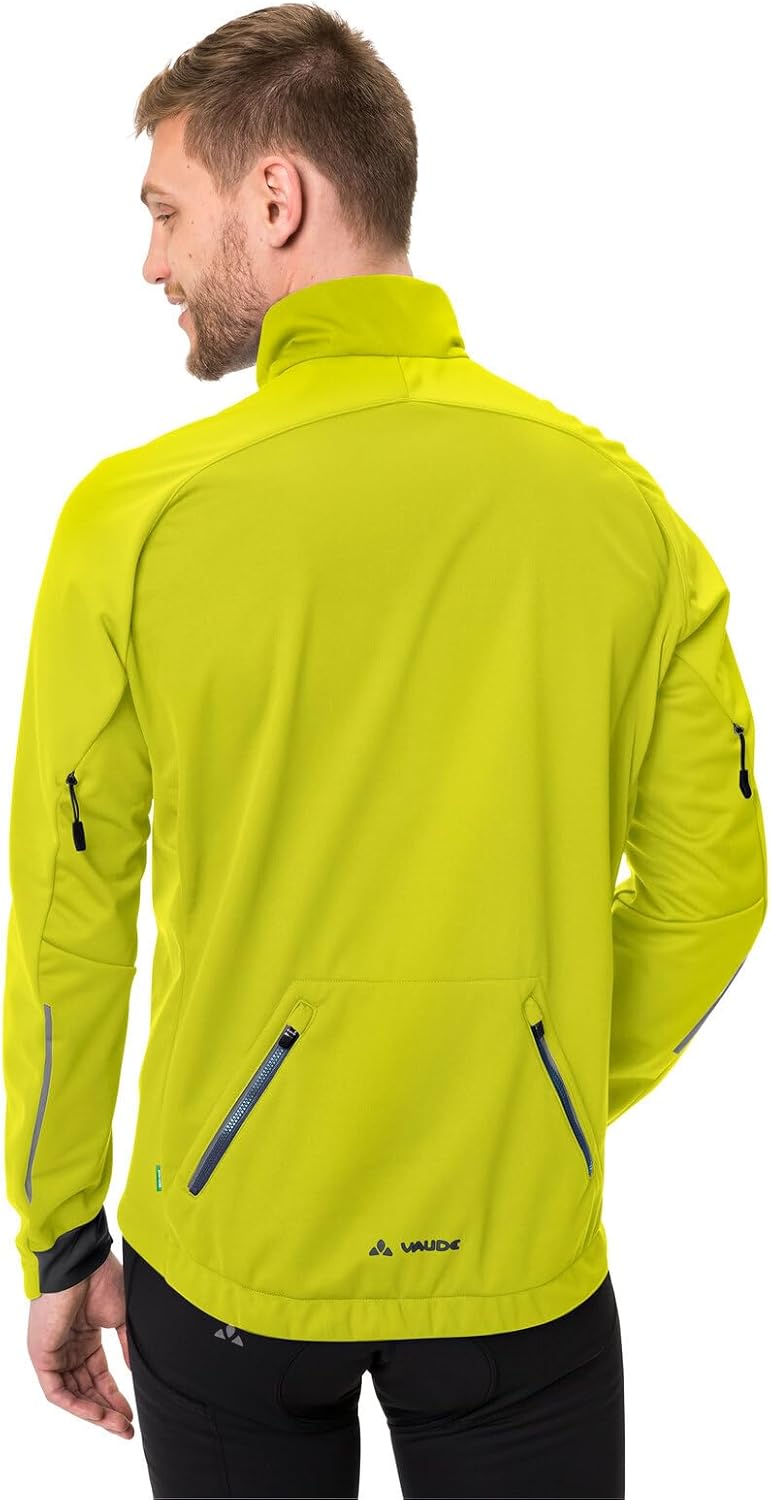 VAUDE Men's Posta Softshell Jacket VI - Softshelljacke Herren - Radjacke L neon yellow/neon yellow,