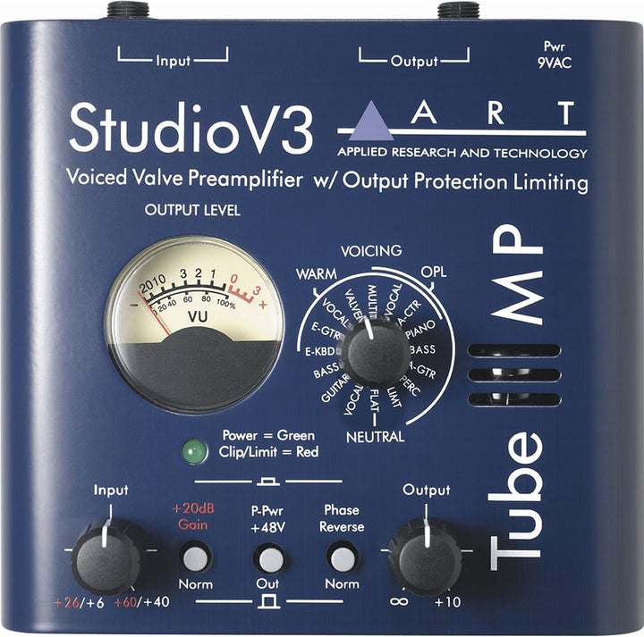 art Tube MP V3 Tube Mikrofon-Vorverstärker mit variablem Value-Voicing