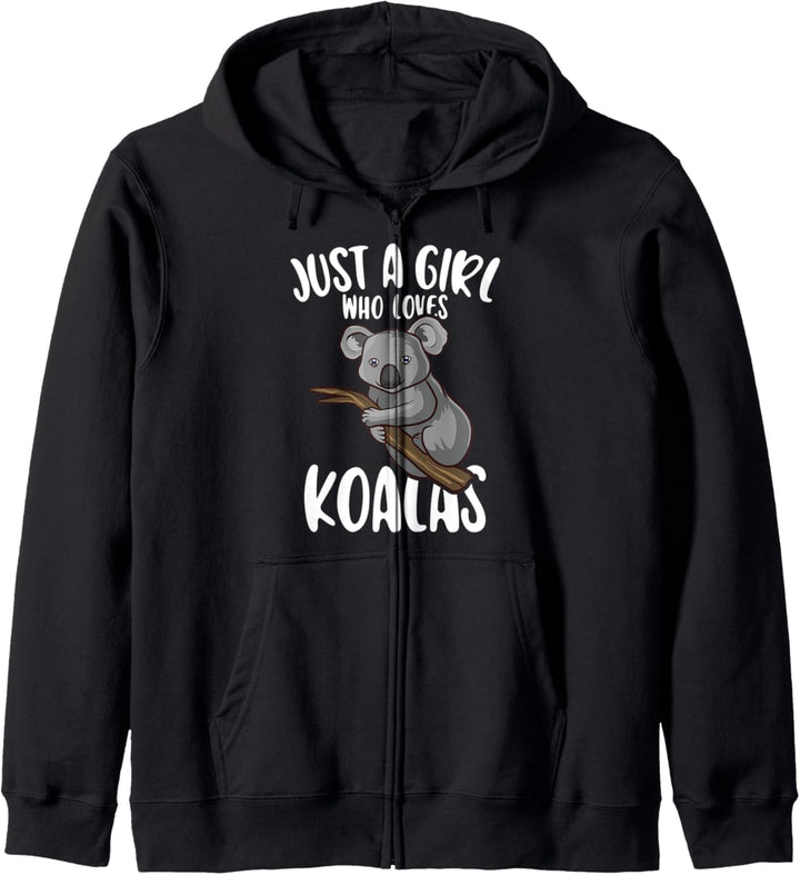Just A Girl Who Loves Koala Bear Kapuzenjacke