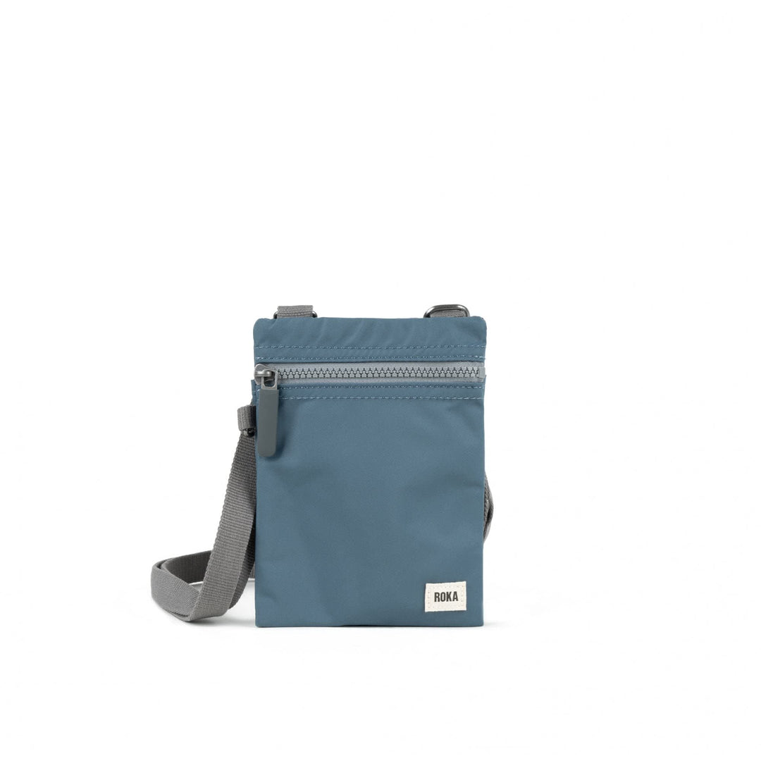 ROKA Chelsea Small Crossbody Phone Bag for Women & Men - Multi Pockets, Chunky Zip, Adjustable Strap