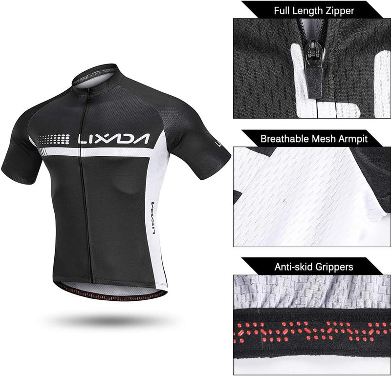 Lixada Radfahren Bib Hosen Herbst Winter Thermal 3D Gel Gepolsterte Radfahren Trägerhose Mountainbik