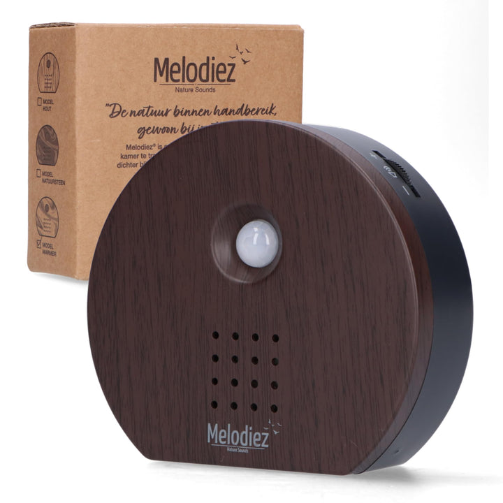 Melodiez Vogelgeräusche Hütte mit Sensor - Box Inkl. Batterien und 4 natürlichen Vogel, Ozean und Ds