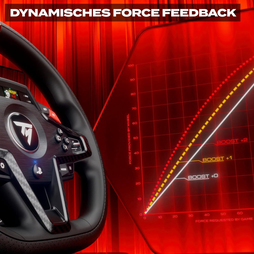 Thrustmaster T248R, Rennlenkrad mit 3,1-Nm-Force-Feedback und Pedalset, Für PS5, PS4 und PC
