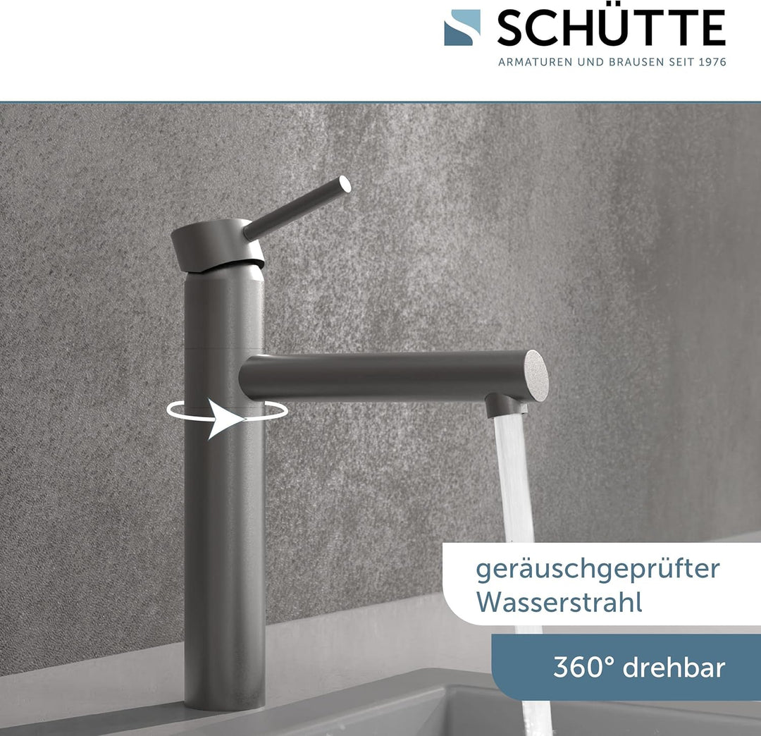 SCHÜTTE BRISTOL Spültischarmatur, Wasserhahn Küche, 360 Grad schwenkbare Spültischarmatur, Mischbatt