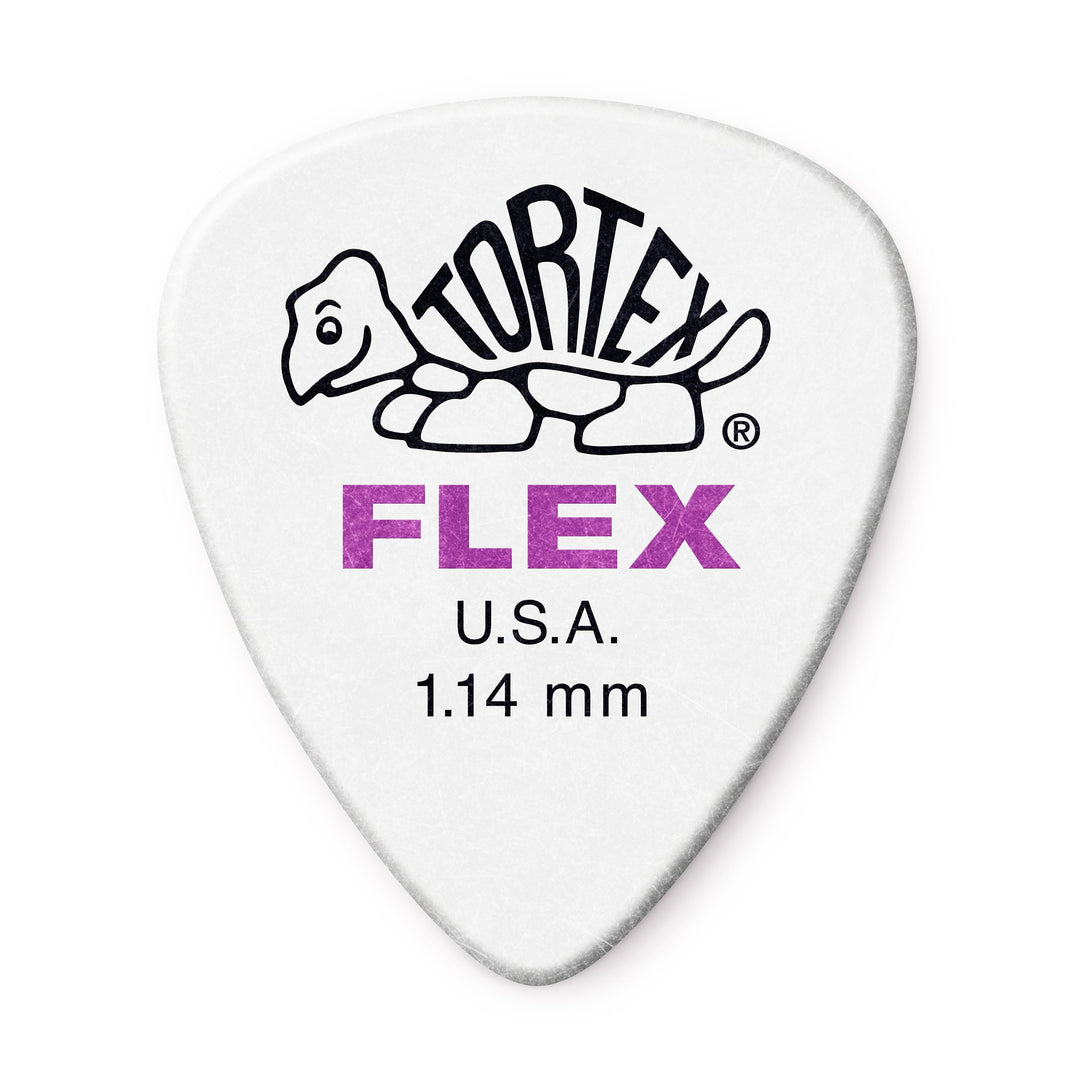 Médiators Jim Dunlop 1,14mm Tortex Flex 1,14mm sachet de 72 1,14mm Sachet de 72 1,14 mm Weiss, 1,14m