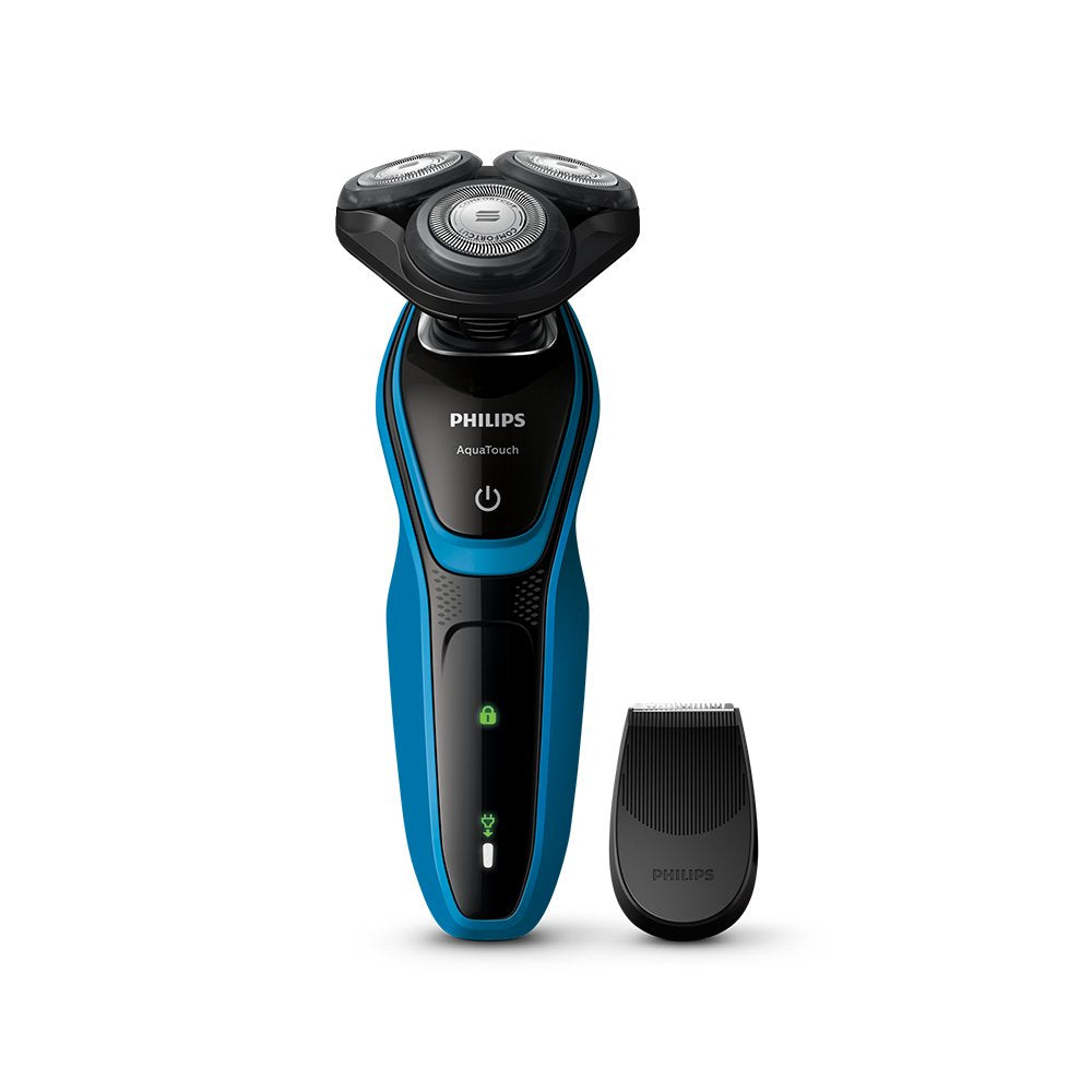 Philips Elektrorasierer AquaTouch Wet & Dry für Herren mit Präzisionstrimmer, S5050/04